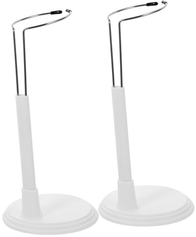 MUSISALY 6pcs Doll Display Rack Creative Portable Stand for Dolls Lightweight Storage for Home and Store White for Organizing and Showcasing