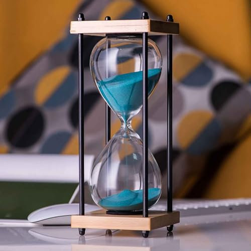 Sablier – Horloge de sable décorative pour bureau, maison, anniversaire, thé et café – Minuteur élégant pour la décoration de bureau et la gestion du temps