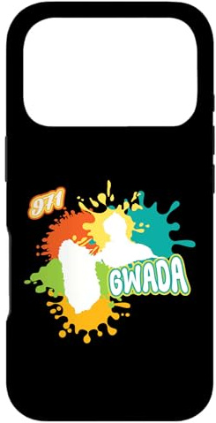Idée Cadeau Souvenir Carte de la Guadeloupe 971 gwada Coque pour iPhone 17 Pro