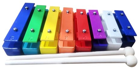 TTETTZ Xylophone Gifts Buntes 8 Noten Glockenspiel für Kindergarten Und Vorschulkinder