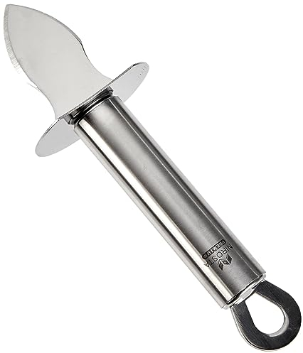 Fackelmann Coltellino per Ostriche con Paradito, Acciaio Inox, Argento