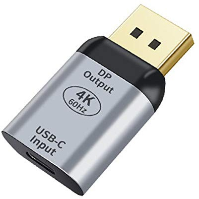 xiwai USB-C-Buchse auf Displayport DP Sink HDTV Adapter 4K 60Hz 1080p für Tablet & Handy & Laptop