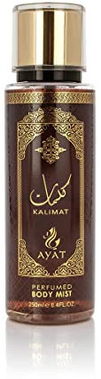 Ayat Perfumes - Kalimat, nebbia profumata, profumi orientali misti per il corpo, fragranza araba per uomini e donne, prodotto a Dubai, 250 ml (Kalimat)