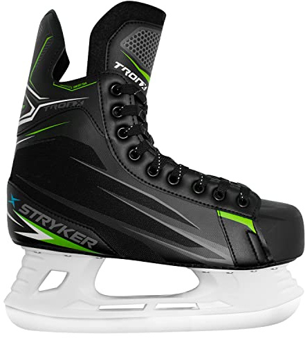 TronX Stryker Soft Boot Ice Hockey Skates (Skate Size 10 (Shoe Size 11.5))