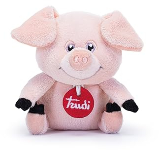 Trudi Friend Maiale Maiale peluche piccolo, regalo compleanno Trudino | 13x13x12cm taglia XS | Trudini Friends | modello 29484