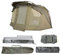 CARPZILLA Fishing Bivvy 1 Mann mit Tür und Fenstern, wasserdichter 210D PU-Aluminiumrahmen, tragbarer Outdoor-Unterstand, Camping, Angelzelt, Unterschlupf, Karpfenausrüstung, Bodenplane, Tragetasche,