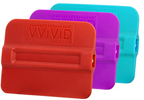 VViViD Magnetische Rakel, hart, mittel und weich, Applikator für Vinyl-Autofolie, 3 Stück