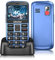 Tosaju 4G Big Button Mobile Phone for Elderly Unlocked Sim Free Senior Mobile Phones Easy to Use Pay as You Go with SOS Button blue2