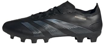 adidas Unisex adulto PREDATOR LEAGUE Football boots Multiground, Core Black / Carbon / Gold Metallic, 42 EU
