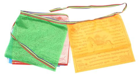Cabilock 2 Di Bandierine Per Meditazione Bandiere Buddiste Decorazioni Per Pellegrinaggi Striscioni Di Preghiera Accessori Spirituali Per La Casa