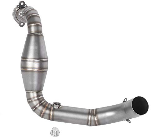 Tuyau Intermédiaire D'échappement de Moto, Tube Collecteur en Acier Inoxydable 304 avec Accessoire de Silencieux adapté au Système D'échappement de Performance G310R