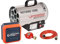 ROTHENBERGER Industrial Gasheizgebläse Gasheizer Heizkanone Heizgerät mit Piezo-Zündung, Schlauch, Regler RoTurbo 12000 | 930° Flammentemperatur | inkl. Bluetooth Lautsprecher bis 30 Std. Betriebszeit