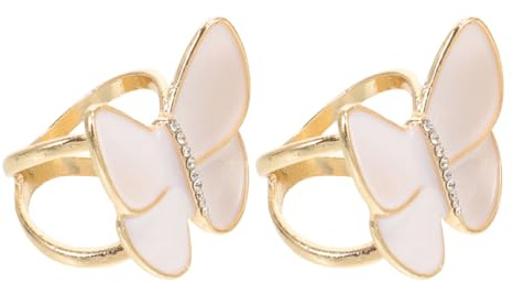 LRXIYODE 2pcs Rhinestone Scarf Rings for Women Geometric Hollow Double Tube Scarf Buckle Clips for Cardigan and Clothing Wraps