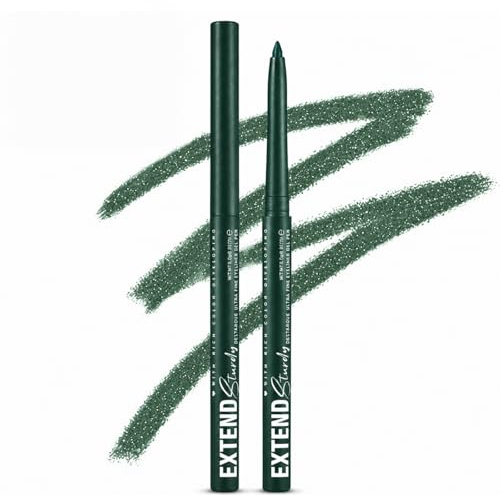 Eyeliner Grün Wasserfest Matt, Gel Eyeliner Wasserfest Langhaltend, Grün Kajalstift Für Präzise Linien, Lidschatten Stift Mit Cremiger Textur, Wischfest, Hochpigmentiert, Geschmeidiger Auftrag