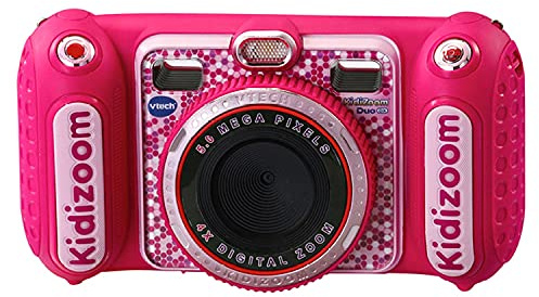 VTech - KidiZoom Duo DX - Digital Toy Camera - English Spoken - Pink - Age: 4-10 Years
