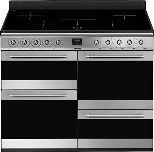 Smeg SYD4110I Symphony 5 Zone Induction Range Cooker - Stainless Steel