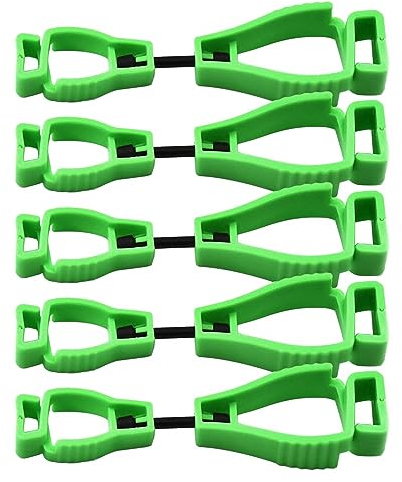 DONGKER 5PCS Glove Holder Clip,Glove Belt Clips for Work Gloves DIY Store Garden Work