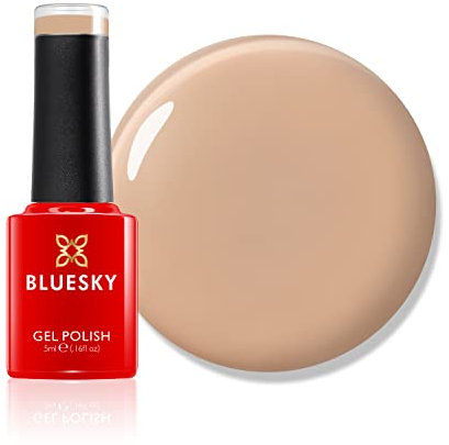 BLUESKY Gel Nail Polish, Leap of Faith, SS2321, Beige, Long Lasting, Chip Resistant, 5 ml Requires Drying Under UV LED Lamp