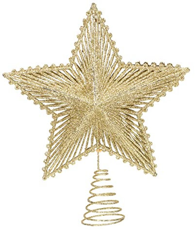 BCOATH Weihnachtlicher -Stern Baumspitze -Design Für Weihnachtsbaum-Dekoration Mit Funkelnden Details Für Festliche Und Stilvolle Raumbewertung