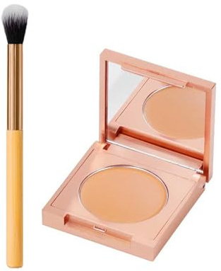 Colored Clay CC Undereye Corrector, Under Eye Color Corrector med pensel, dold fuktighetsfuktare, täcker mörka ringar och ger ett felfritt utseende (B)