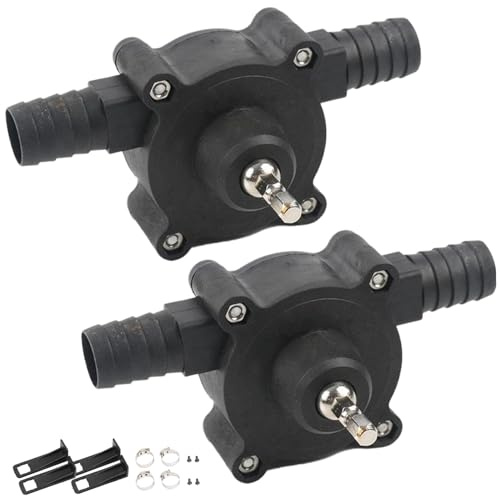 Self Priming Water Pump, 2Pcs Self Priming Transfer Pump Wear-Resistant Water Portable Professional or Household Mini Drill for, Oil, Drill Transfer for Daily Use