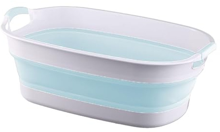 Babybadkar – PP Och TPE 40x60x24 Cm | Ihopfällbart Badkar För Nyfödda | Bärbar Badbalja Till Spädbarn Samt Resa