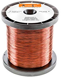 Kupferlackdraht W210 Ø 0,20 mm 500 g, ca. 1650m - CU Lackdraht Grad 2 CUL Kupferdraht Gewicht 500 Gramm Durchmesser 0,20 Millimeter Wickeldraht Kupfer Draht nach IEC 60317-13