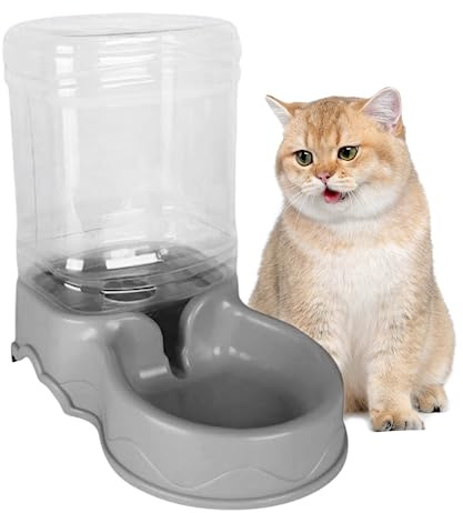 Dispensateur de l'eau de Chat, mangeoire à Eau à Chiens détachables de 3,5 L, Distributeur d'eau de Chien Fuite, Distributeur Automatique d'eau pour Animaux de Compagnie pour Petits Animaux de compag