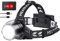 SWZA Stirnlampe LED Wiederaufladbar, Superhelle 120000 Lumen Kopflampe mit 9000mAh Akku, Stirnlampe mit 5 Lichtmodi & Rücklicht, Stirnlampe Joggen für Camping Outdoor Hundespaziergänge