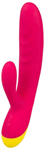 ROMP Jazz Vibratore Rabbit per Donna - Clitoride e Punto G - 6 modalità - Flessibile - Doppia stimolazione - Stimolatore Massaggiatore Clitorideo - Impermeabile