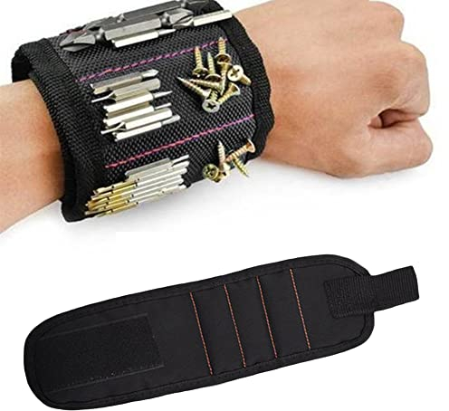 Magnetisches Armband, tragbare Werkzeugtasche, Magnet, Elektriker-Armband, Halteschrauben, Nagel, Mutter, Bolzen, Bohrer, Reparaturwerkzeuge, Halter, Vatertagsgeschenke