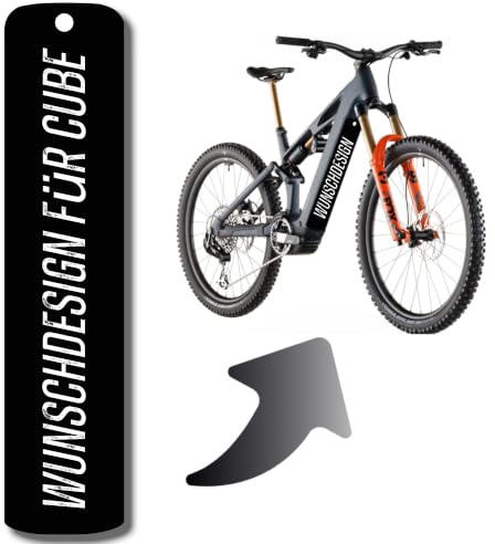 DK´s BikeDesigns Reflektierende Designschutzfolie für E-Bike Akkuabdeckungen und Unterrohr für alle E-Bike Modelle, Rahmenschutz eBike, Fahrrad Aufkleber, Bike Sticker
