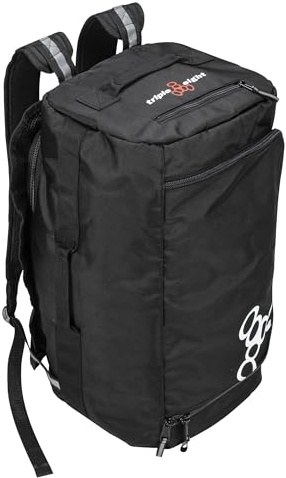 Triple Eight 40L GEAR40 Duffelpack, Black – Multi-Purpose Gear Bag for Skateboarding, Roller Skating and Other Action Sports