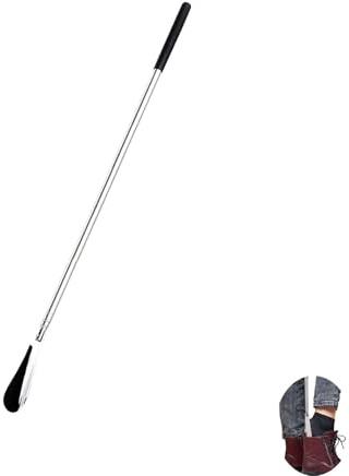 Long Handled Shoe Horn, Durable Ergonomic Shoe Horn Long Handled, Non-Slip Grip Extra Longer Shoes Horns, Lightweight Extendable Shoes Horns for Easy Slip-On Assist Elderly Back Pain Travel Home Use