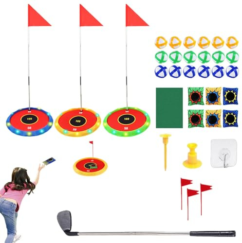 Barn Golfklubbor Set Swingträning Och Roliga Familjeaktiviteter För | Putting Set För Barn Till Utomhuslek För Träning Inomhus På Gräsmattan Sport Camping Julklapp
