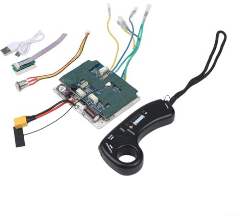 Contrôleur de skateboard électrique 36 V 10S avec moteur à double entraînement ESC, carte de contrôle de vitesse 430 W 12 A pour trottinette Longboard, télécommande sans fil 2,4 G, prend en charge les