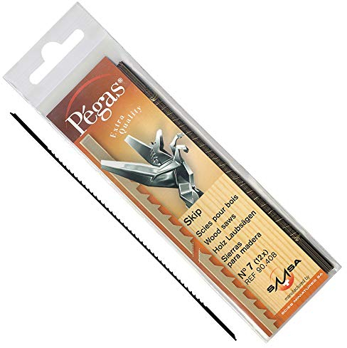 Pégas Skip Lot de 144 lames de scie à chantourner 1,24 mm