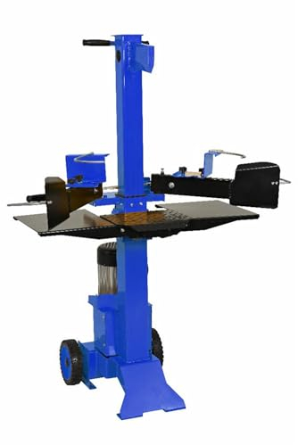 Ama Spaccalegna Elettrico Verticale 6T Toro – Motore 3000 W, Potenza di Spaccatura 6 Ton, Dimensioni 84x91,5x149,5 Cm, Facile da Spostare