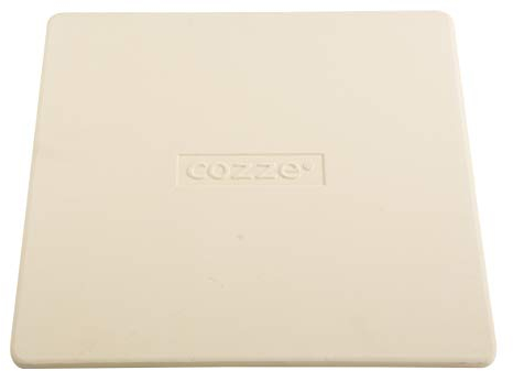 cozze® Pietra refrattaria per pizza | Compatibile con forni per pizza da 13 Cozze | In cordierite | Per base croccante | Lavabile in lavastoviglie | Uso alimentare approvato