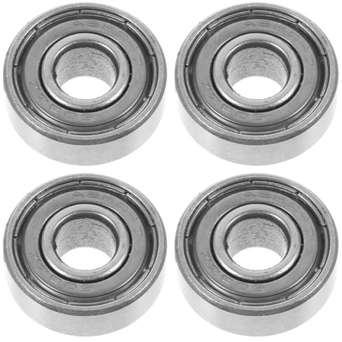 minkissy Rollstuhl Vorderrad Kugellager 4 Stück 2X2X0.4 Zoll Kleine Lager Für Manuelle Rollstuhlteile Vorderradnabe Zubehör Für Sichere Reibungslose Fahrt