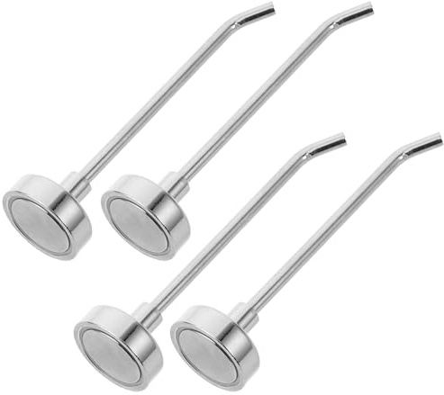 Alipis 4pezzi Ganci Magnetici in Metallo Inclinazione Di Gradi Per Frigorifero Multiuso Per Esposizione Al Supermercato e Organizzazione in Cucina Supporto Sicuro e Durevole Per Vari Ogge