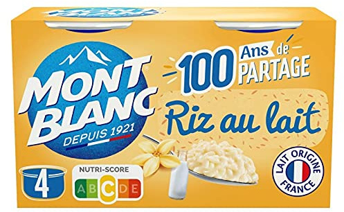 MONT BLANC - Riz Au Lait 500G - Lot De 2