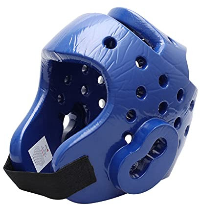 PartyKindom Taekwondo-kopfschutz Blau Eva-Sparring-Helm Für Junge Mädchen Stoßdämpfender Helm Mit Belüftungsöffnungen Für Training Und Wettkampf in Karate MMA Und Kickboxen