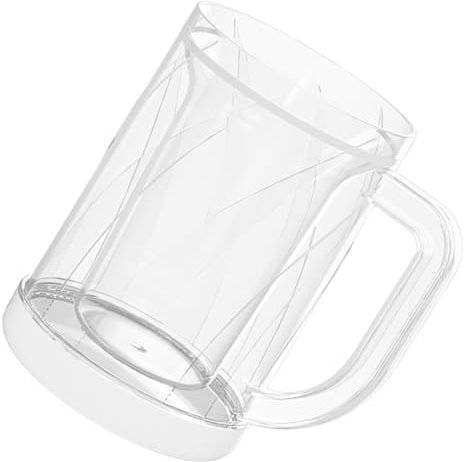 Genérico Taza de Cerveza de Plástico para Congelador Jarras Transparentes para Bebidas Frías para Capacidad para Fiestas y Reuniones
