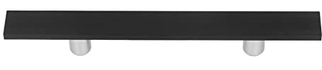 Professional Woodworking Planing Stop Heavy Duty Aluminum Alloy Adjustable Bench Dogs Workbench Positioning Plate for Carpentry Workshop Black Silver (20mm)