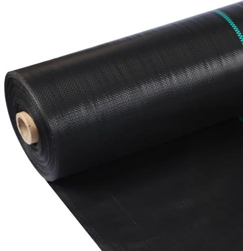 Garvee Tela antimaleza Profesional 1,2 x 30 m, Tejido antimalezas 108 g/m², Lona para huerto y jardín de Alta Resistencia, geotextil Permeable UV estabilizado para Control de infecciones