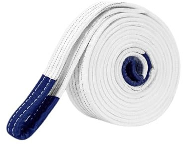 Hebegurte mit Einer Tragfähigkeit von 1-5 Tonnen und langlebige Hebegurte mit Einer Länge von 1-10 Meter Flacher Industriekran hebt Starke Anhängerseile (Color : 3T, Size : 3M)