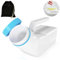 ITALMI® Orinal Adulto con Tapa que Brilla en la Oscuridad + Bolsa de Almacenamiento, Tapa Estanca sin Derrames | Orinal Portátil de 1000 ml de Plástico Resistente.