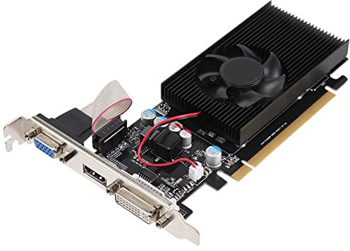iFutniew GT210 1GB DDR2 64Bit Scheda Grafica PCIE 2.0 GPU - Compatibile DVI VGA Desktop Video Card