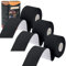 ANAMPION Kinesiotapes (3 Rollen,5cm*5m) Kinesiologie Tape Wasserfestes Kinesio Tape und Sporttape für Sport für Muskeln Schienbeinschienen Knöchel Knie Schulter(Schwarz)